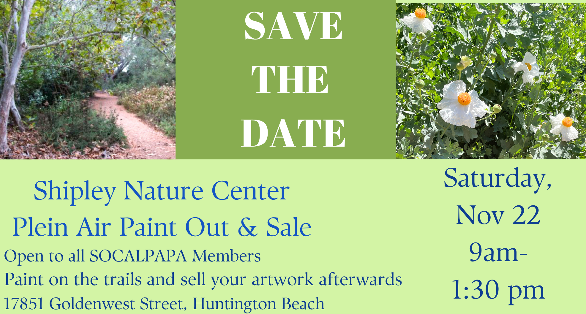 Shipley Save the Date Flyer