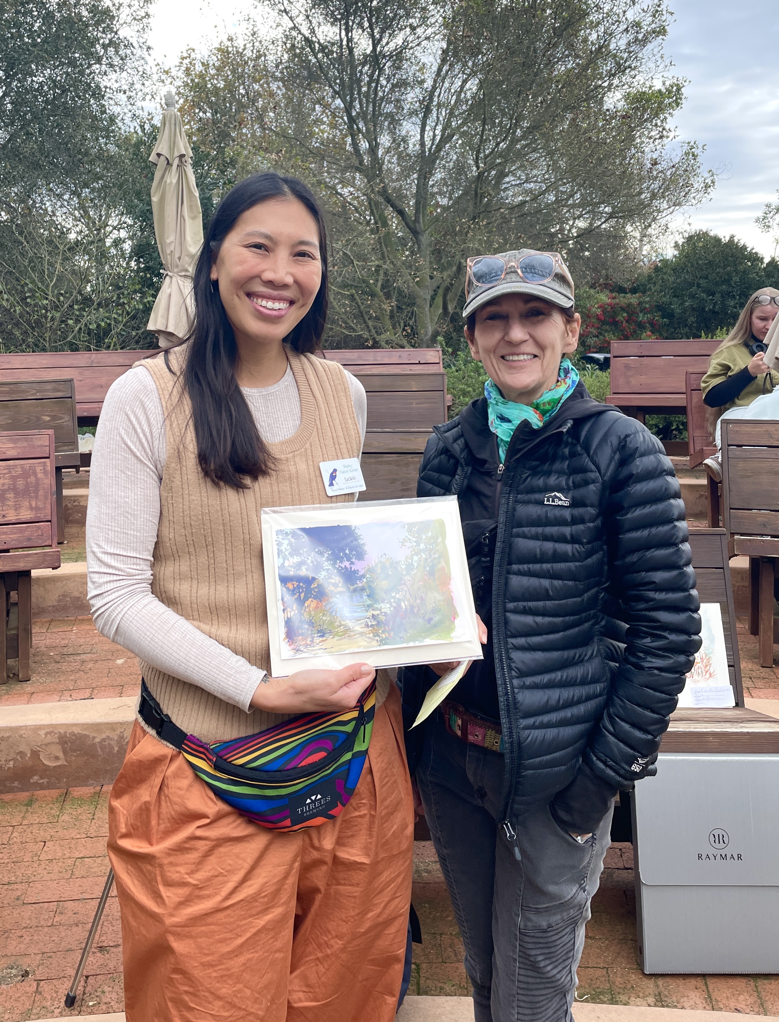 Shipley painting sold Pam Turner and Jackie