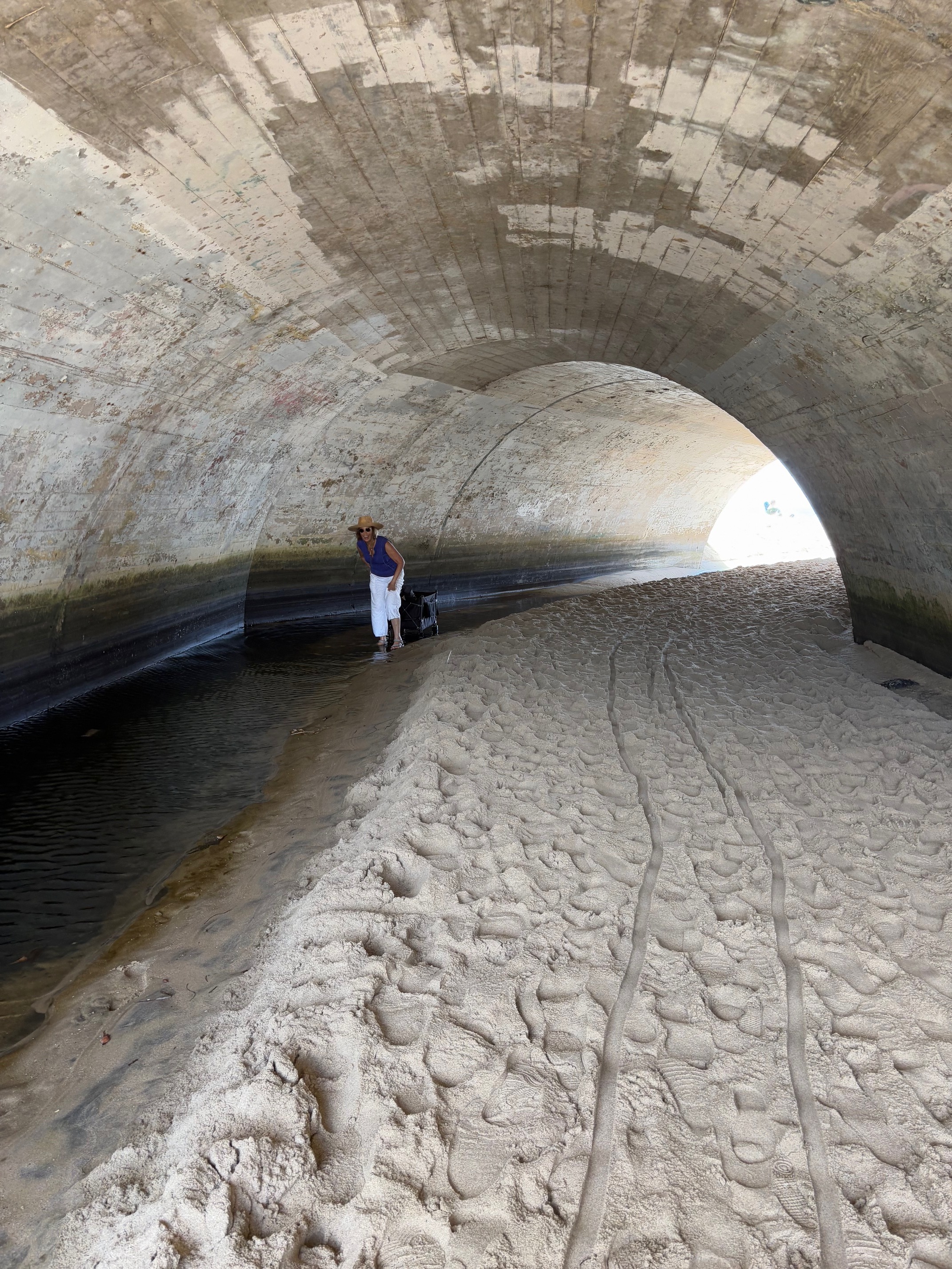Tunnel at Crystal Cove State Park