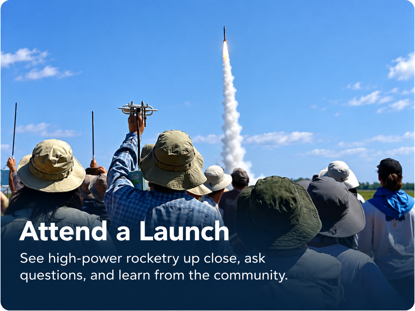 attend a launch