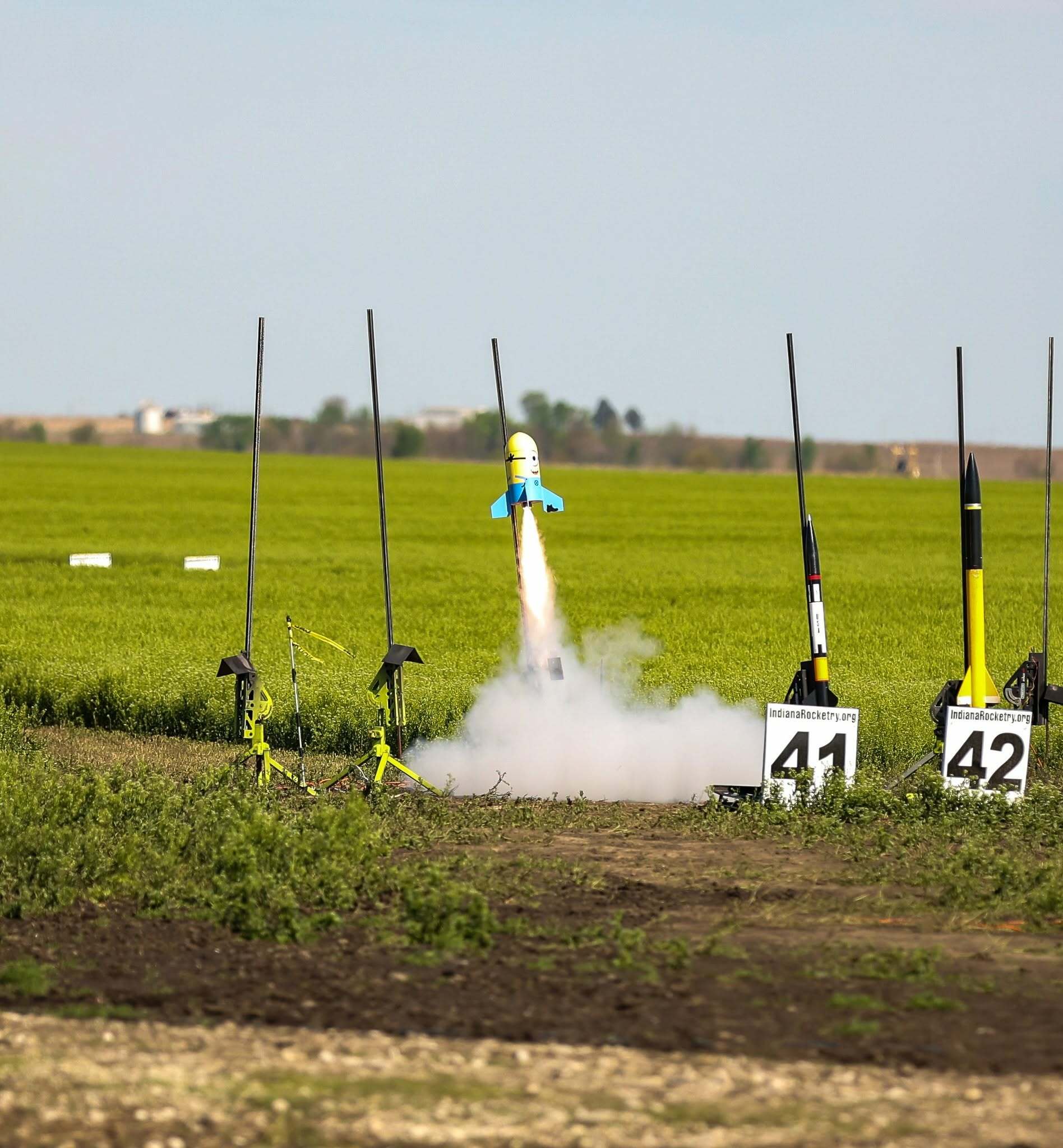 Launch at Central Indiana Site
