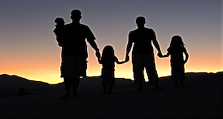 Family pic sunset