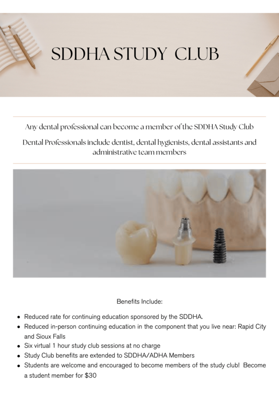 SDDHA Student Study Club  Membership