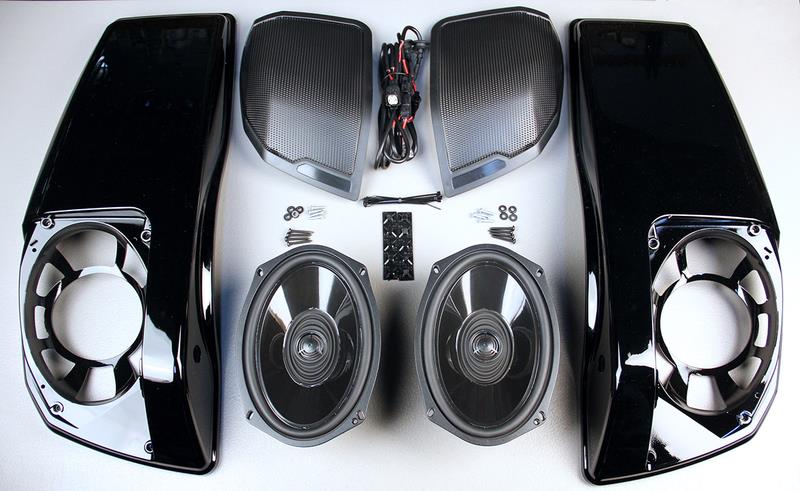 ROKKER Saddlebag-Lid Speaker Kit 24-25 Harley Stre