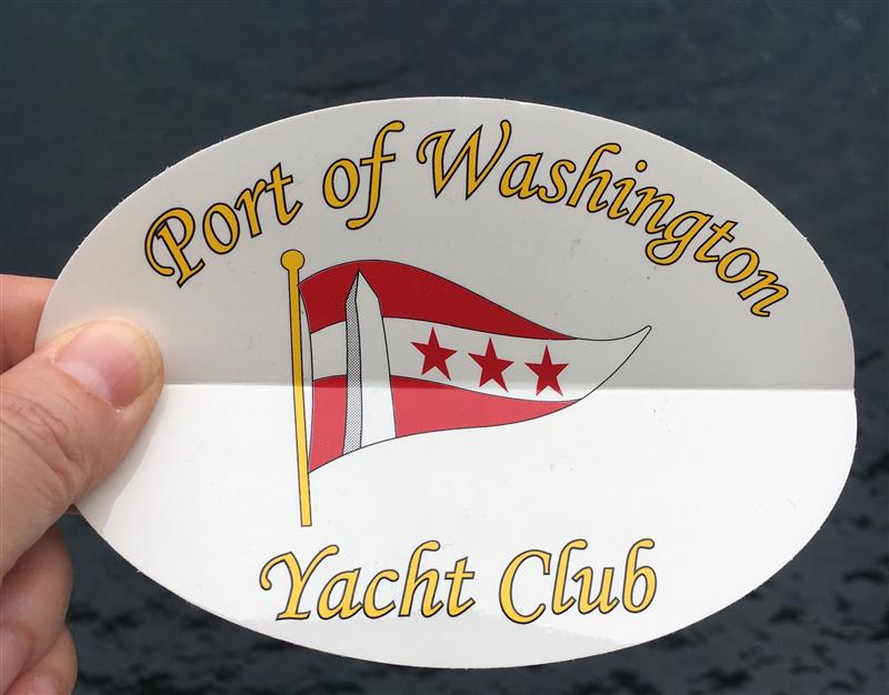 Logo Window Cling Decal - clear background