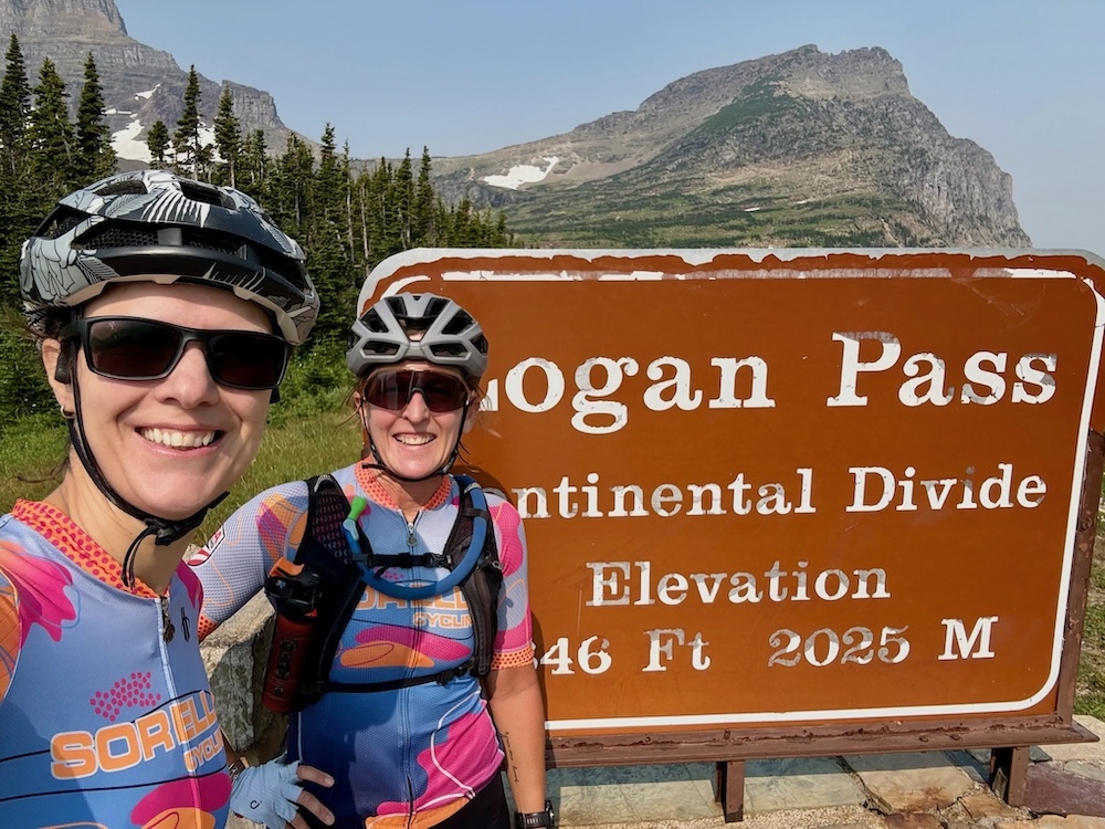 Katie and Lea at Glacier National Park