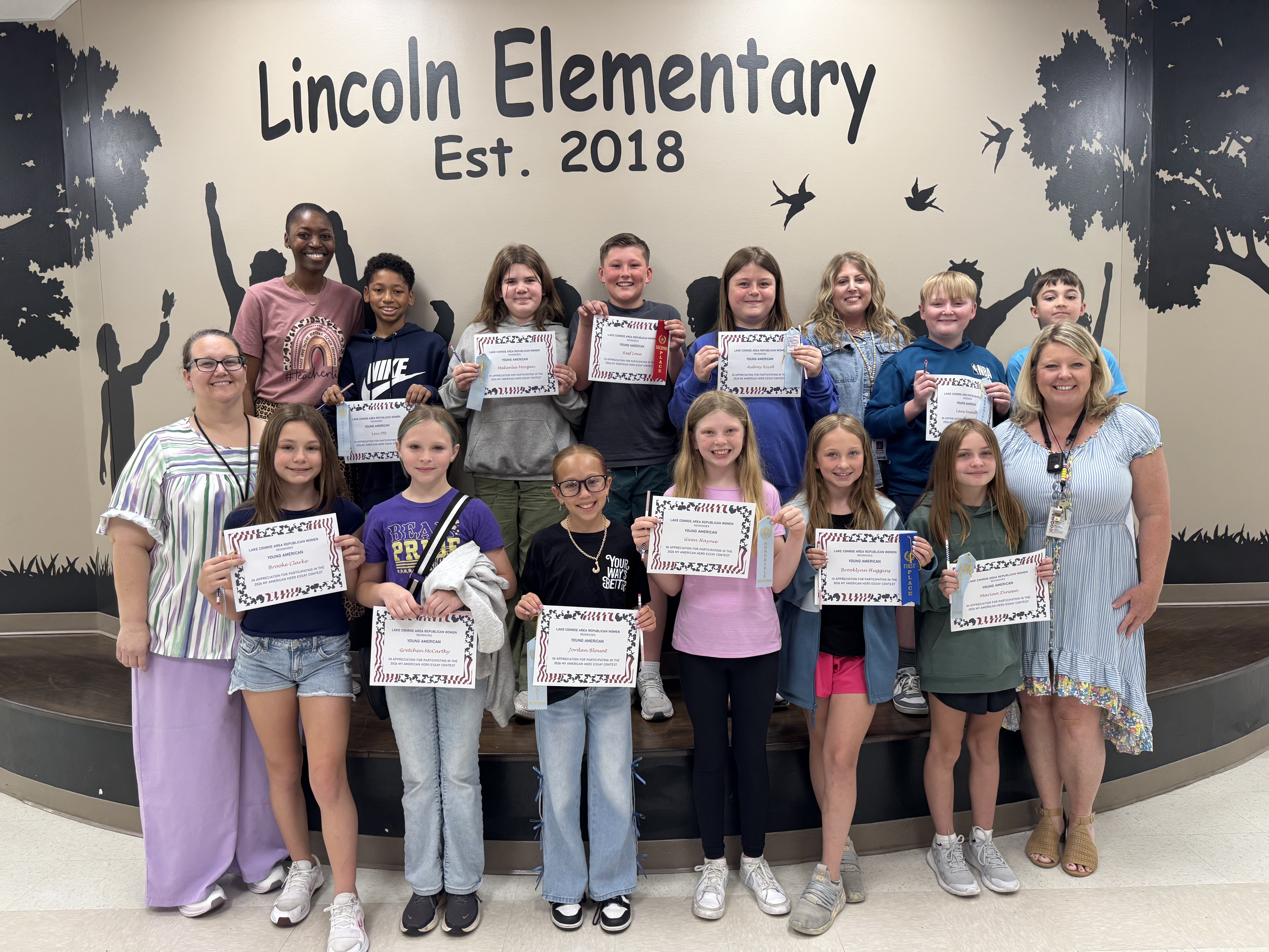 Lincoln MAH winners 2026