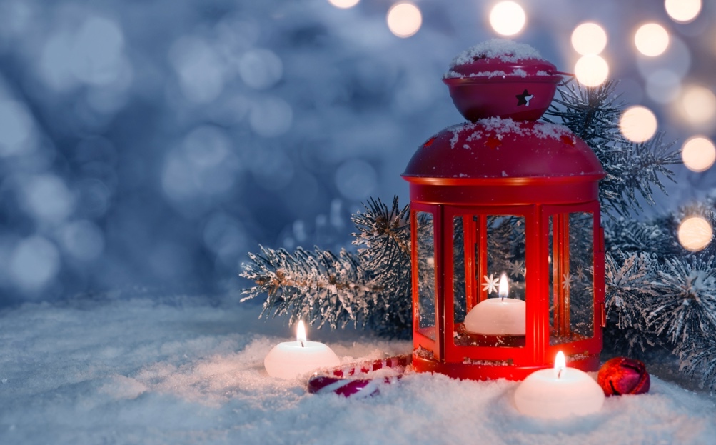 Red Holiday Lantern