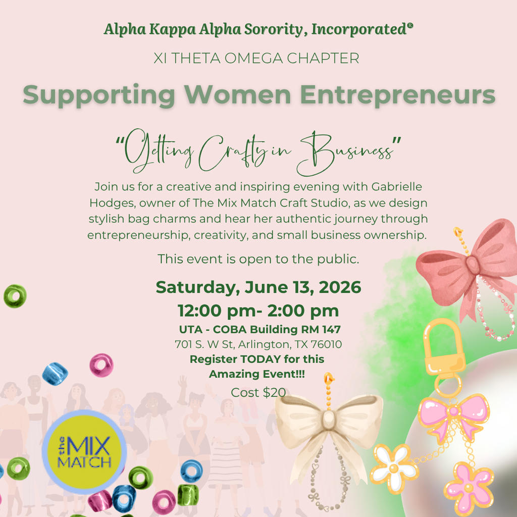 women entrepreneurs event flyer