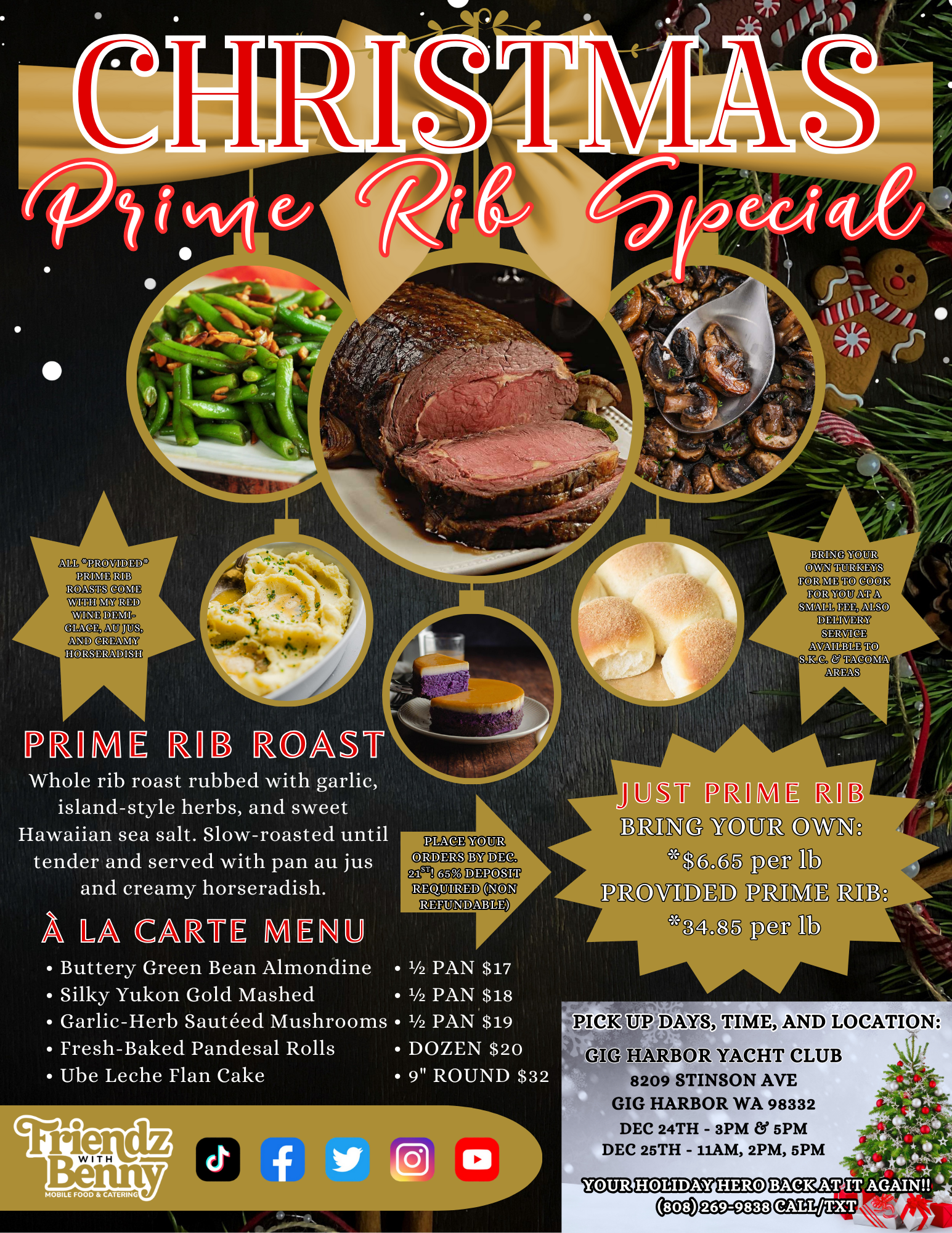 Chef Benny Holiday Dinner