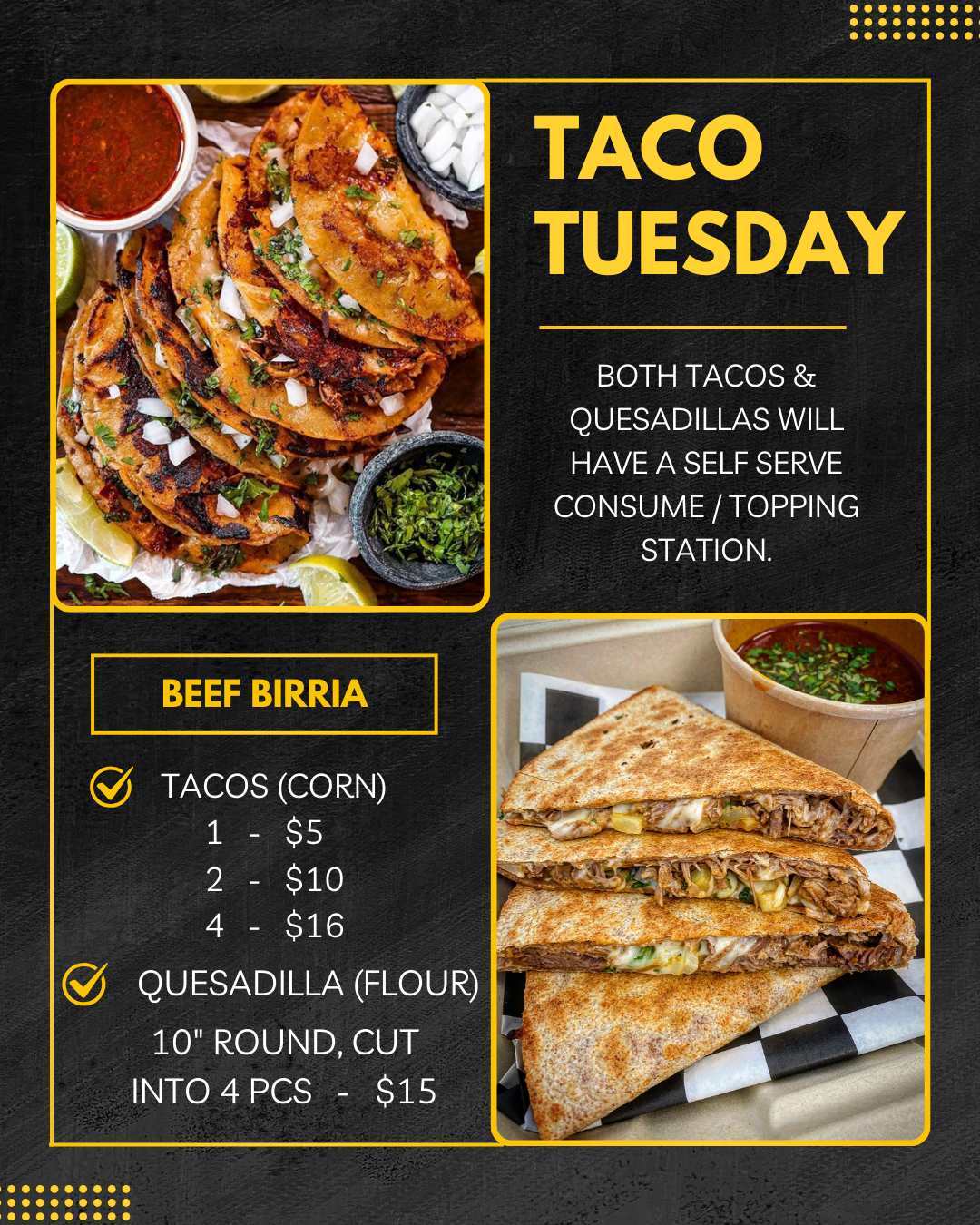 Taco Tuesday Jan 26