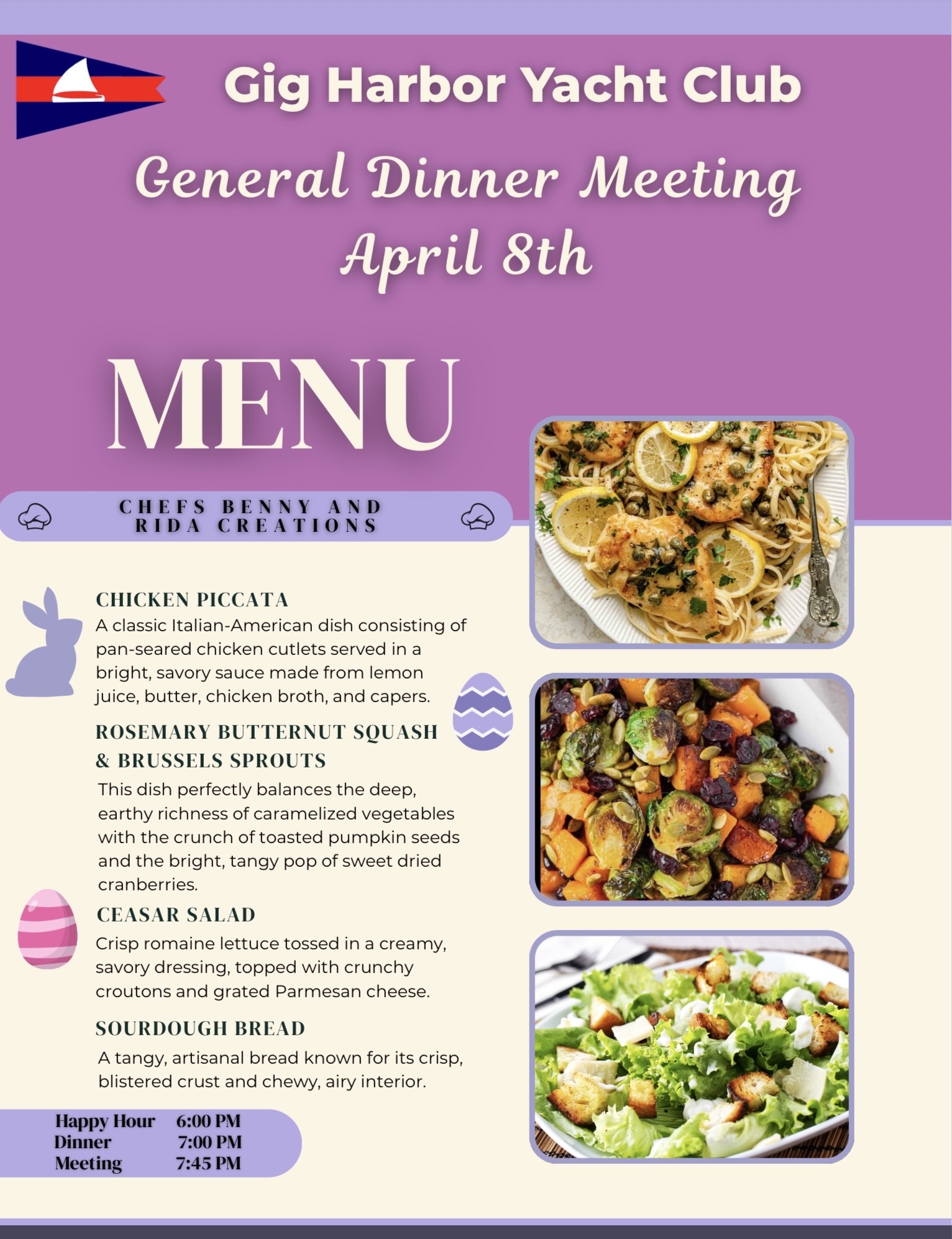 Gen Dinner Meeting 4’26