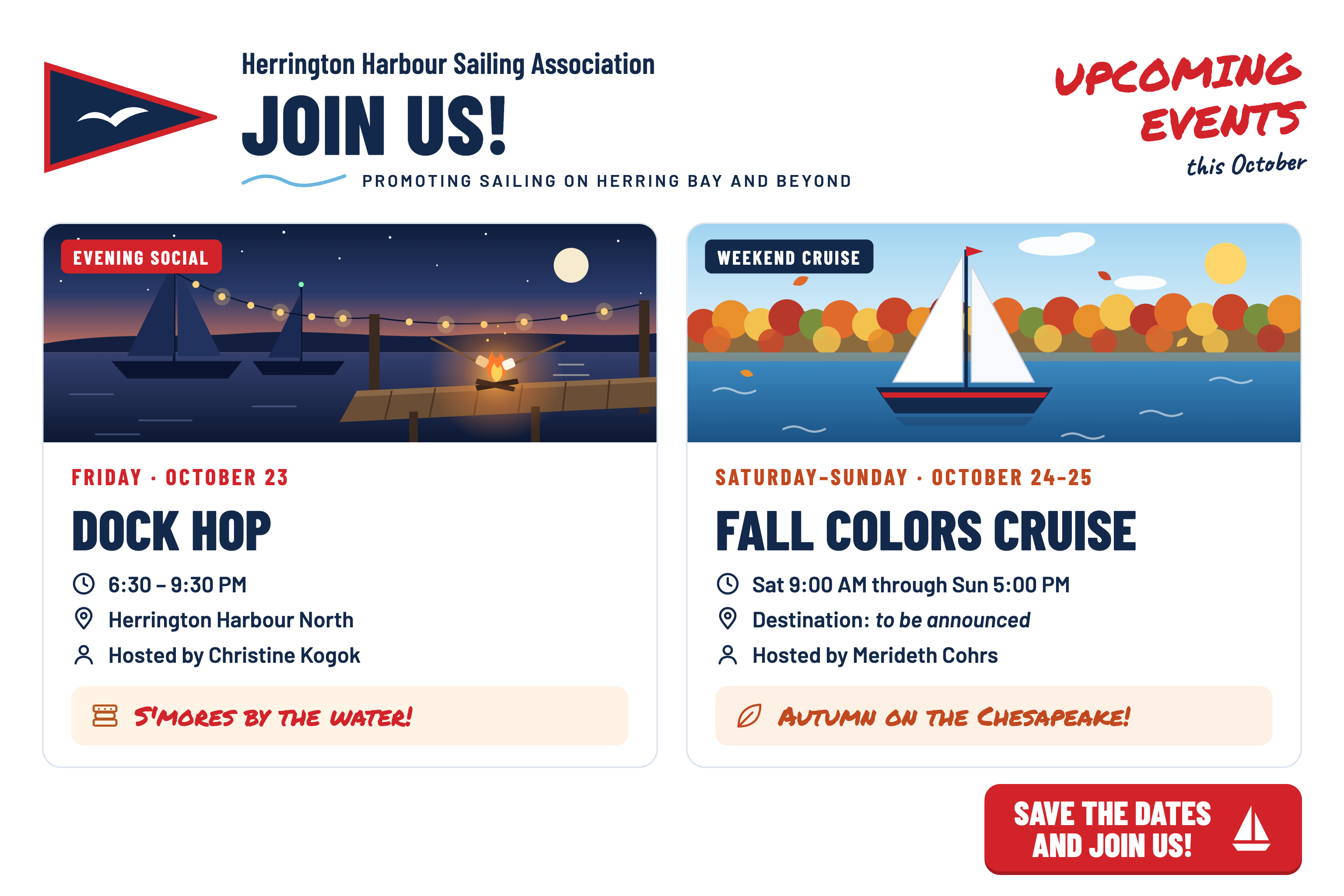 Dock Hop + Fall Colors Cruise