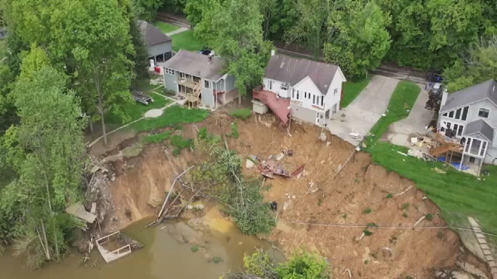 Landslide Franklin County April 2025