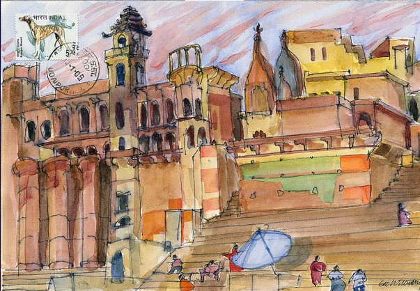 George Wittenberg India, Varinasi Gages Ghat