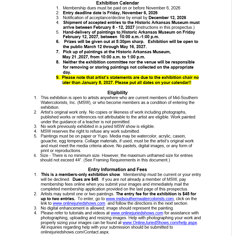 Prospectus page 3