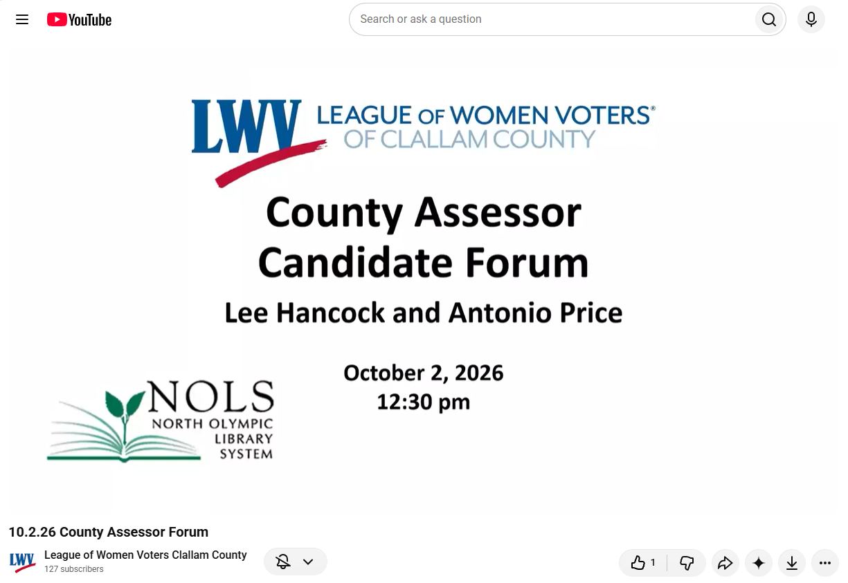 Assessor Candidate Forum 2026-10-06