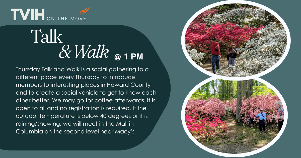 Thursday Talk and Walk