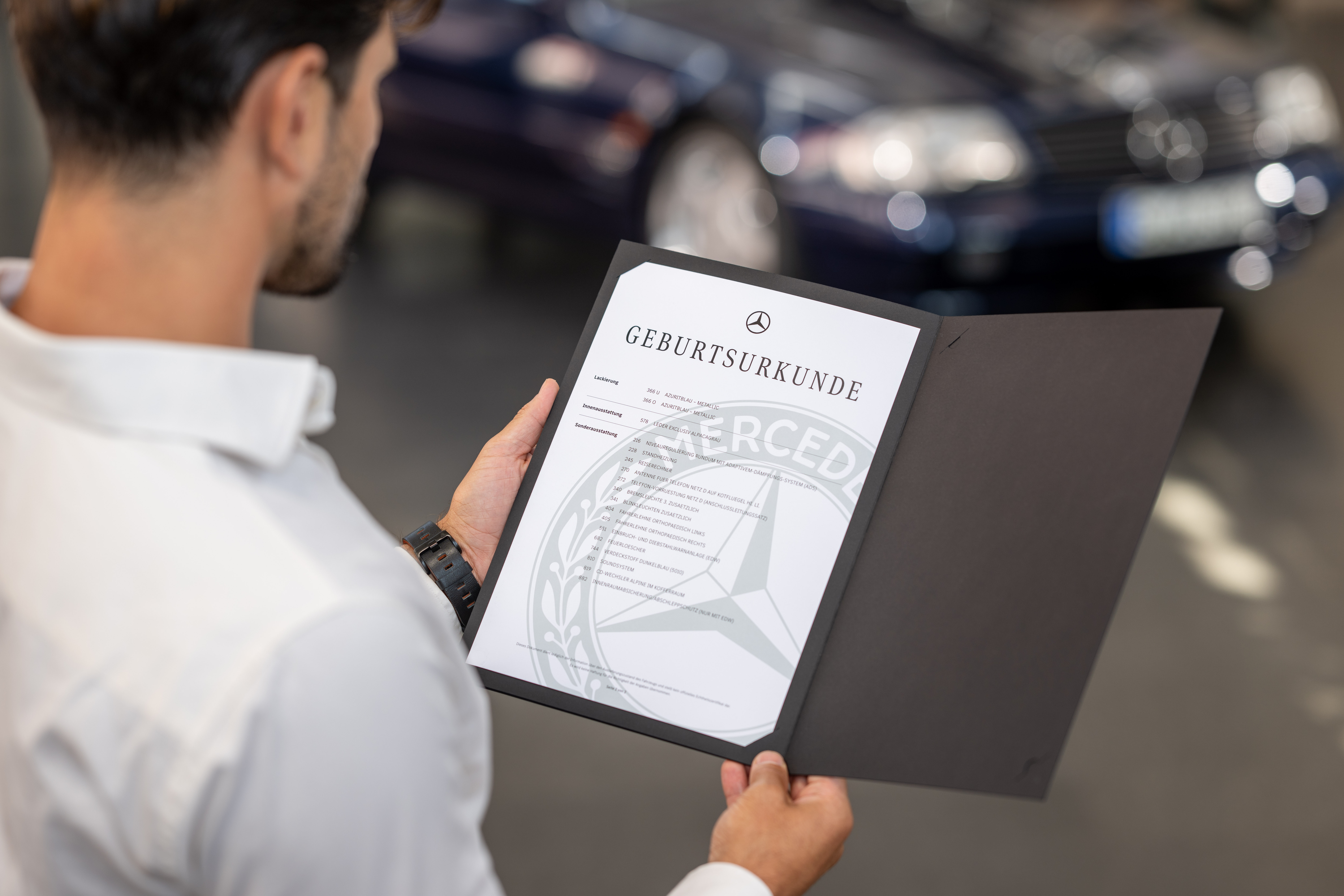 Mercedes-Benz Birth Certificate