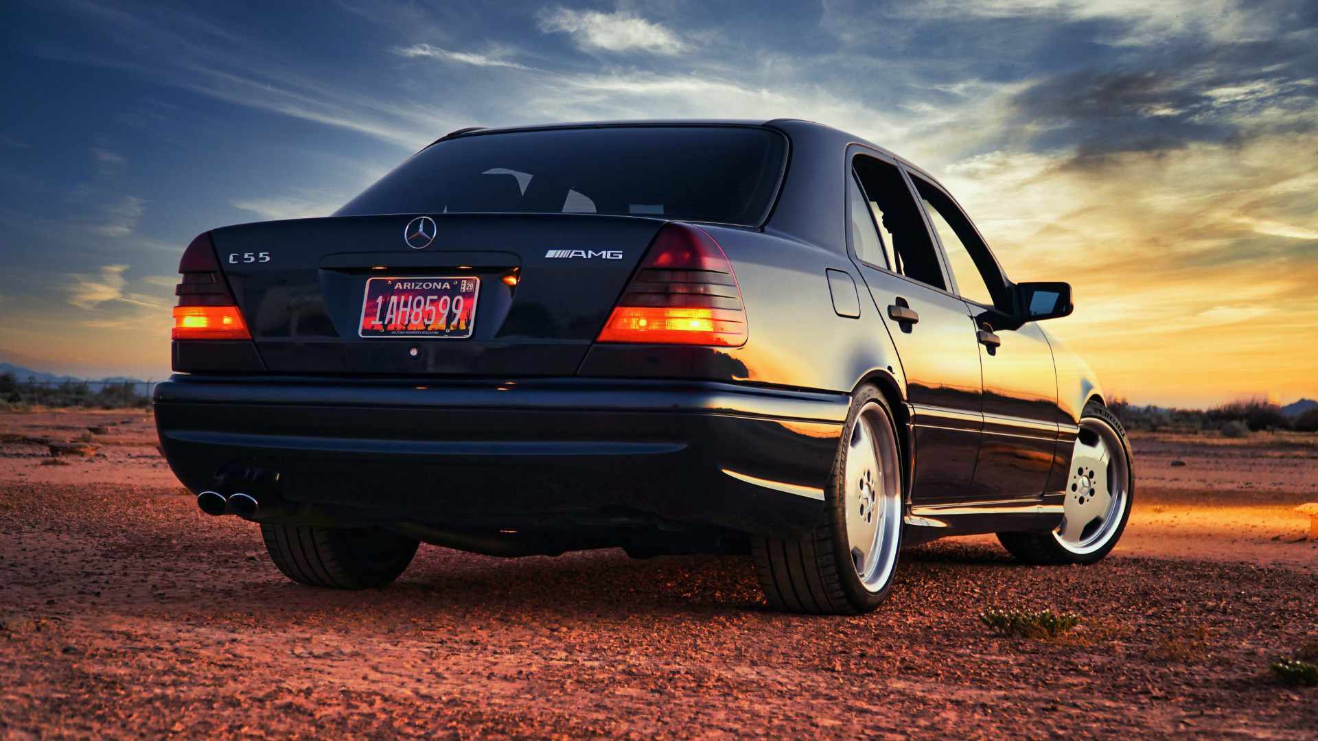 The engine bay of Jeff Kramer's 1998 C43 AMG