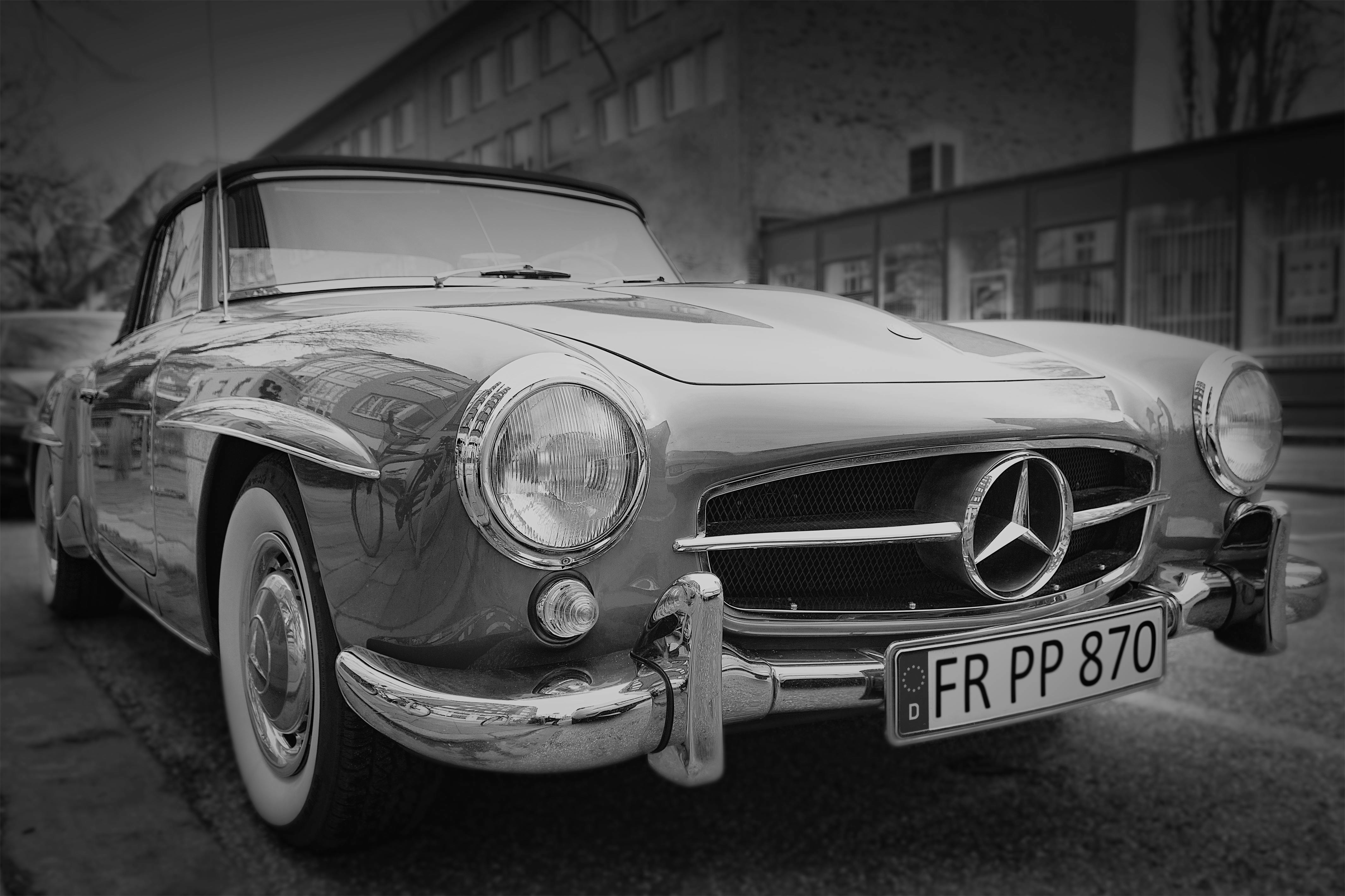 Mercedes-Benz Class black and white