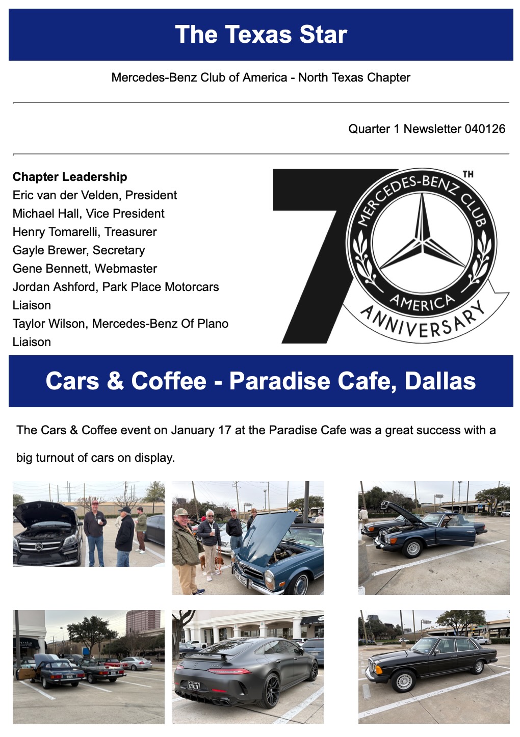 Texas Star Newsletter Q1 2026