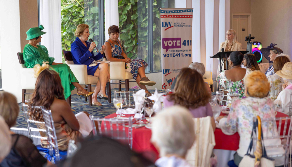 2026 spring luncheon: Panelists on stage