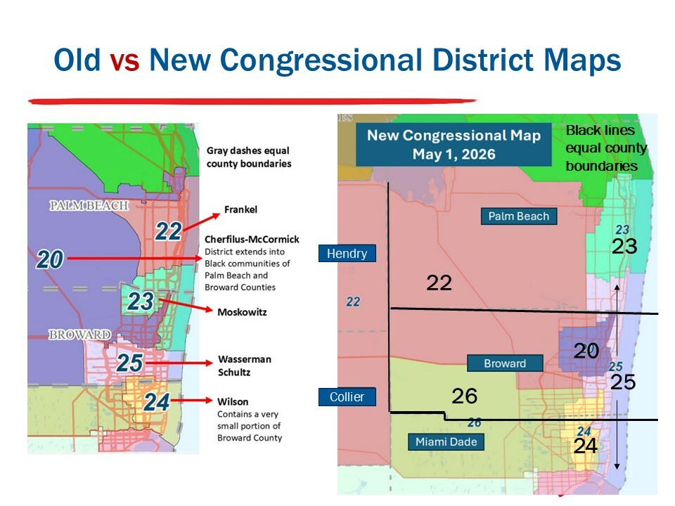Old vs New Congressional Distrcits