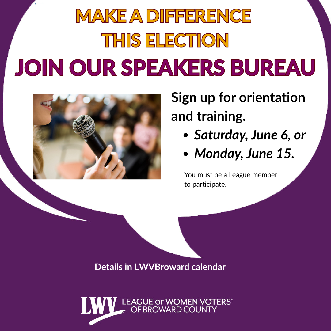 Speakers Bureau training 