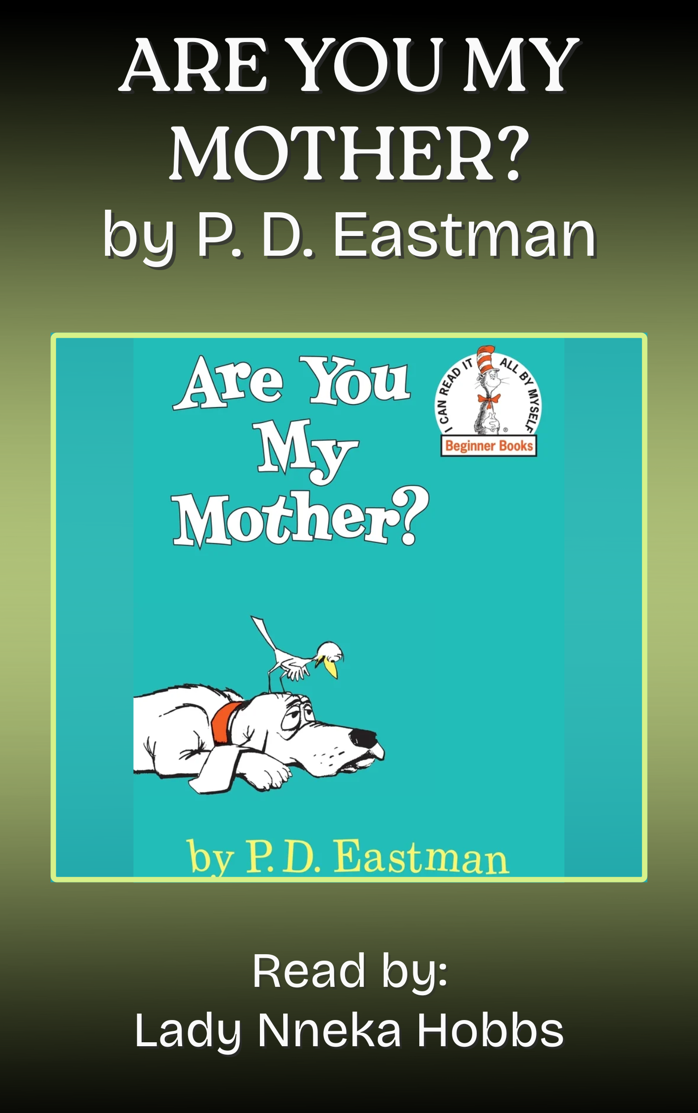Are You My Mother Book Cover