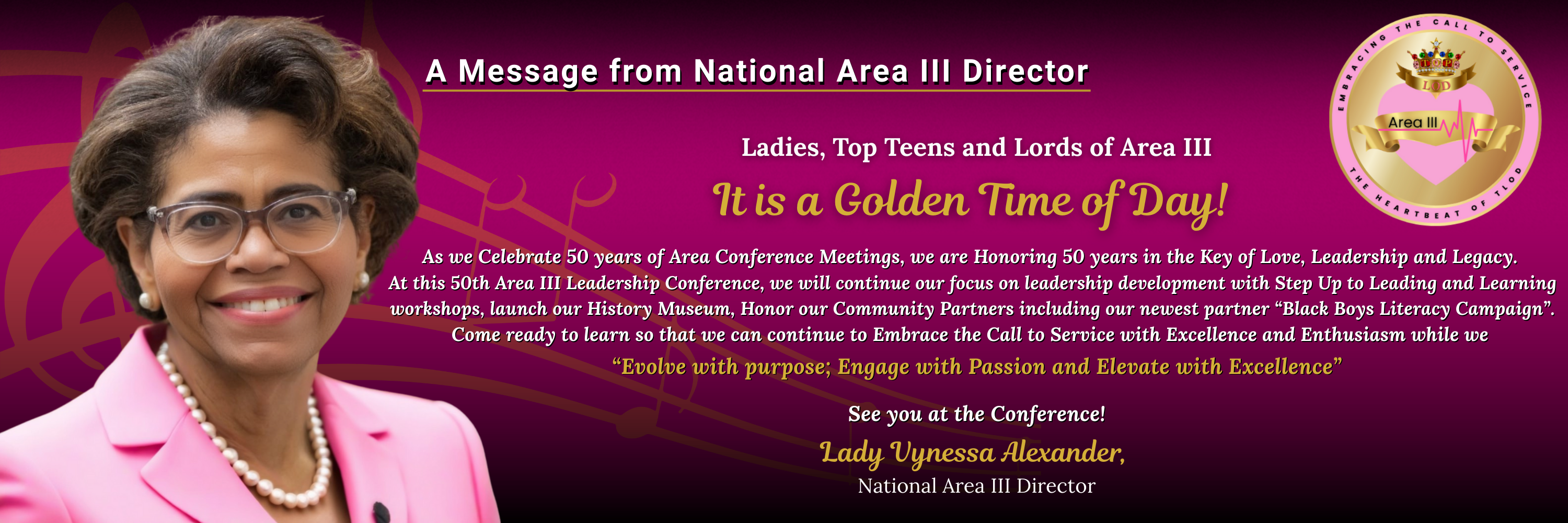 Area III Conference Banner