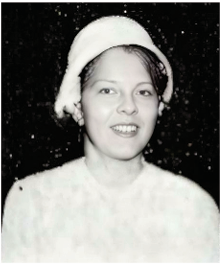 Historical photograph of Georgia J. Schanck, charter member and first President of Delta Omicron Omega Chapter