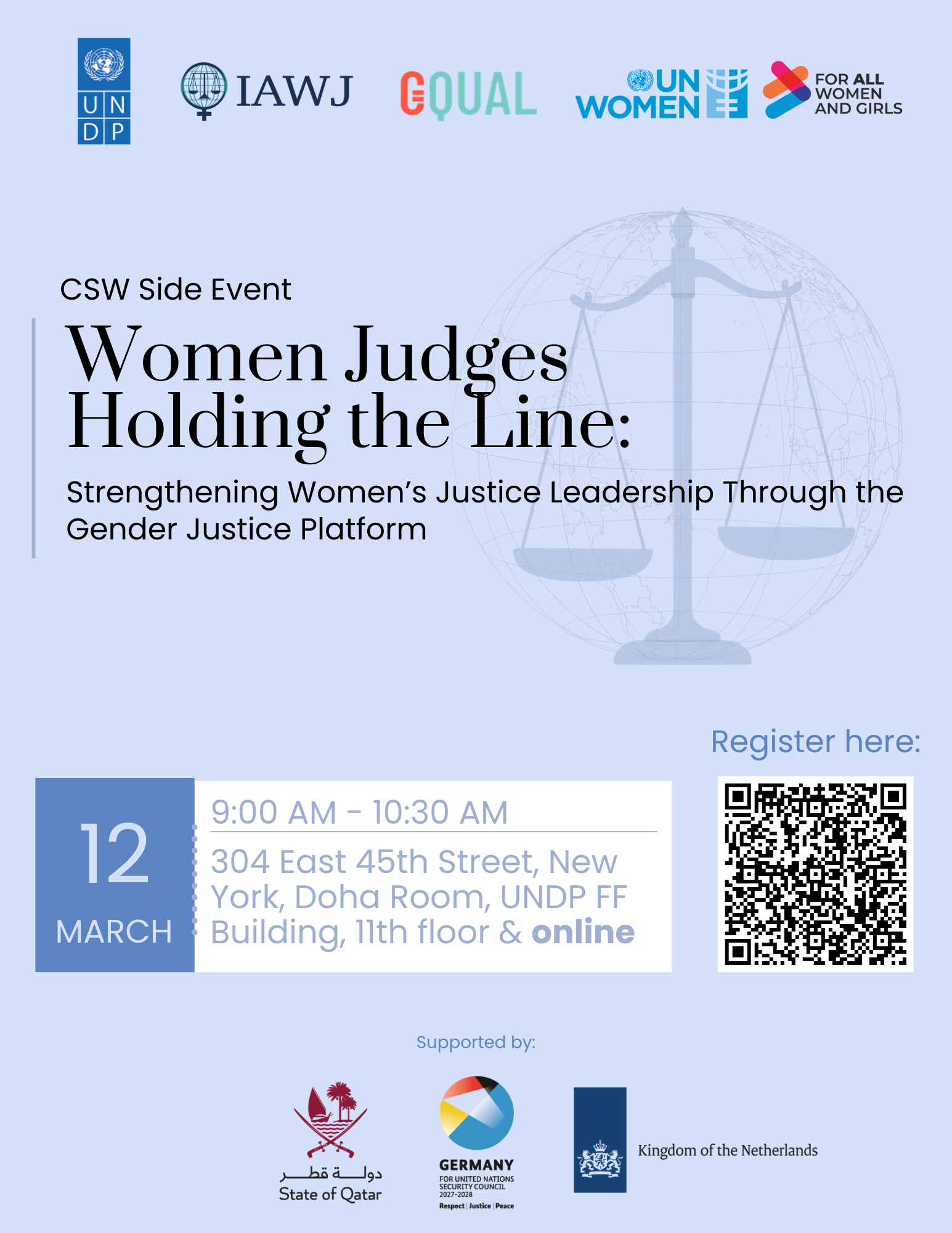 Flyer - Women Judges Holding the Line