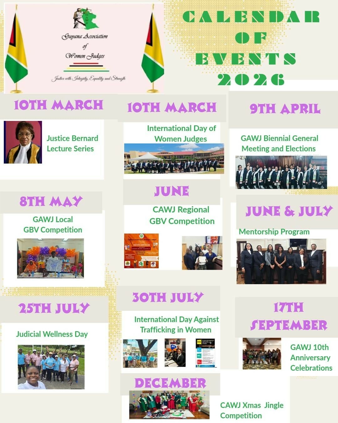 GAWJ Calendar 2026