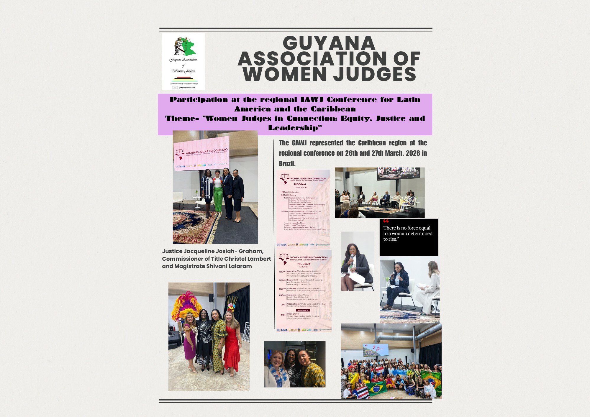 GAWJ Brazil Conference Newsletter