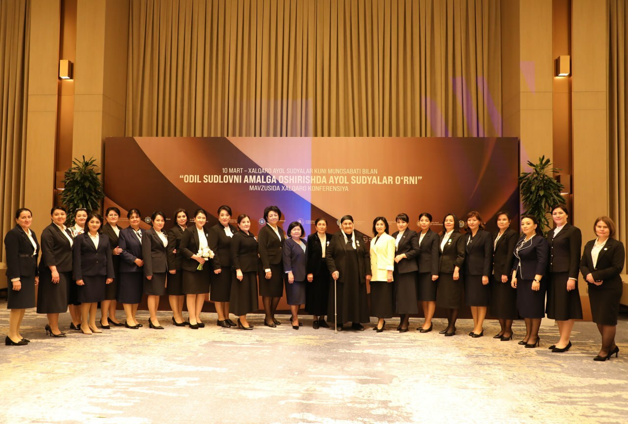 Participants at the international conference in Tashkent