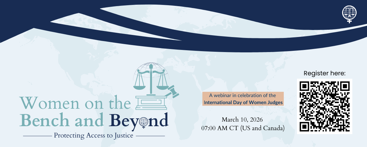 Webinar Flyer - Women Judges Beyond the Bench