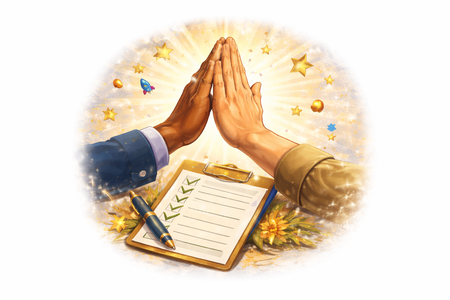 AI Coworker High Five