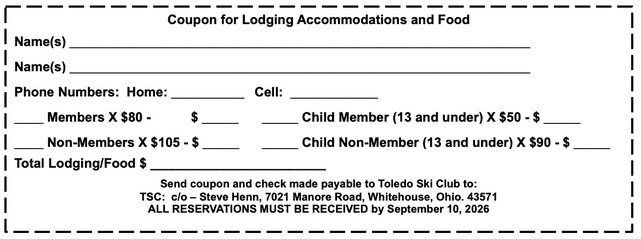 Lodging and Food Coupon