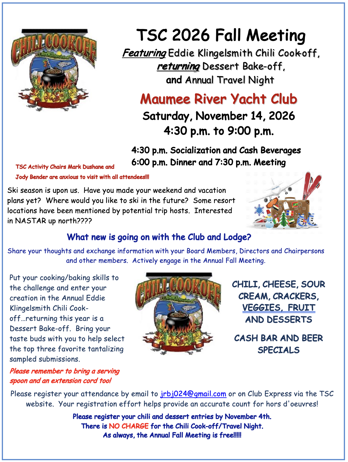 2026 Fall Meeting/Chili Cook-Off