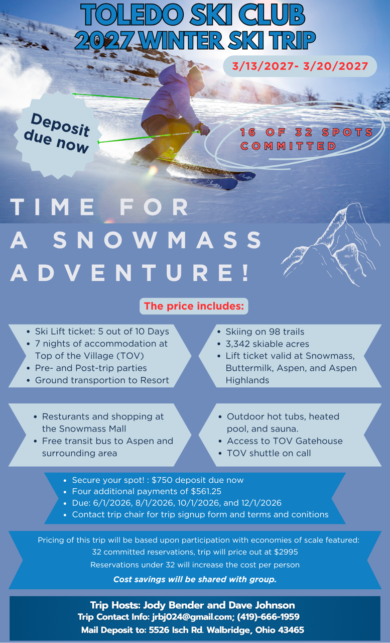 Snowmass Ski Trip 2027