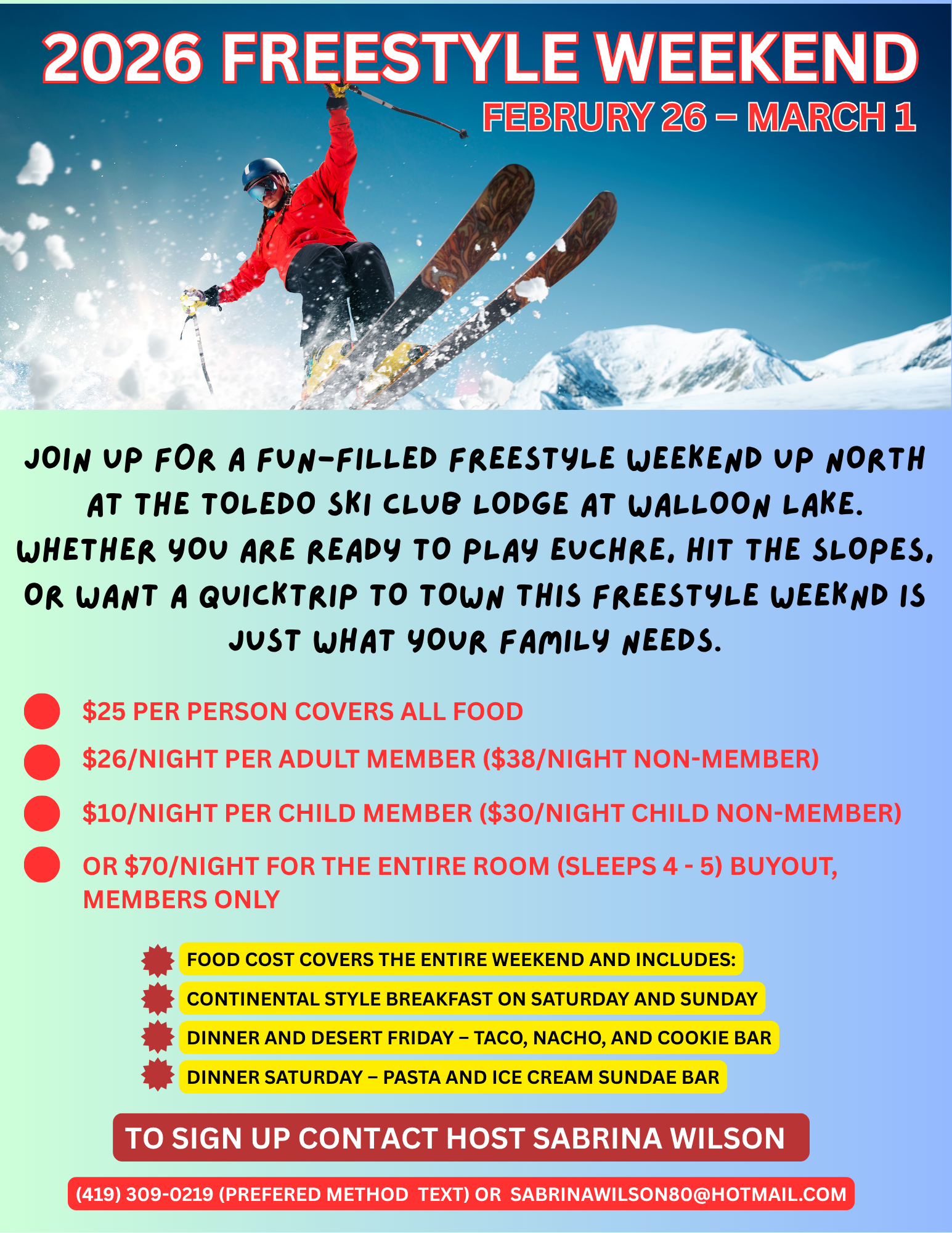 2026 Freestyle Weekend Coupon