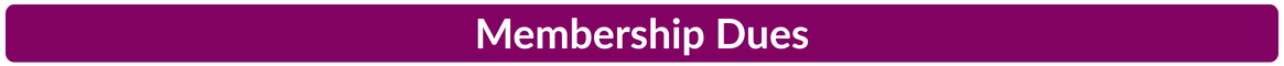 Purple Membership Dues Banner