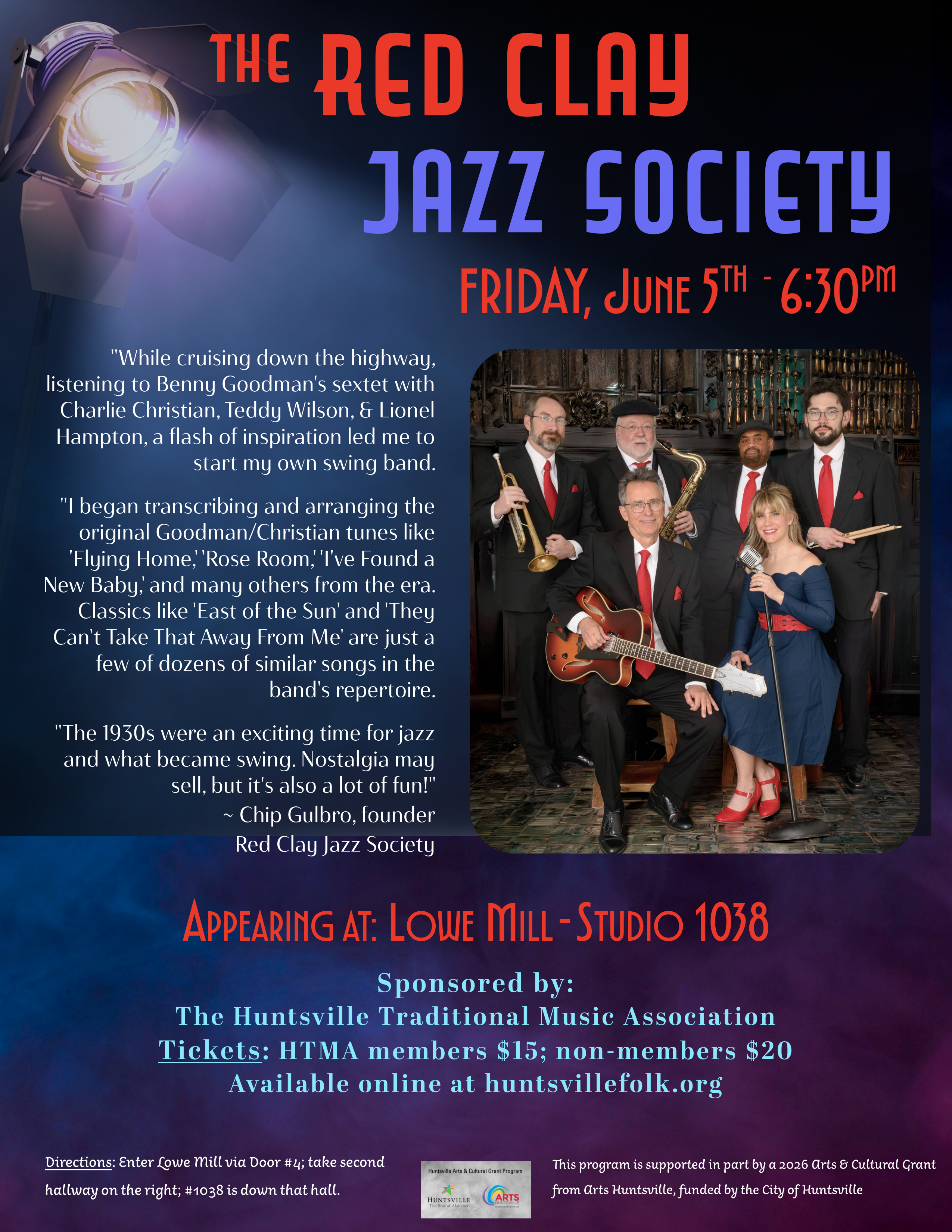 Red Clay Jazz Society 5 June 2026