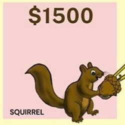 ~2026 Float Naming Squirrel w/ nut