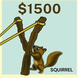 ~2026 Float Naming Squirrel w/ Slingshot