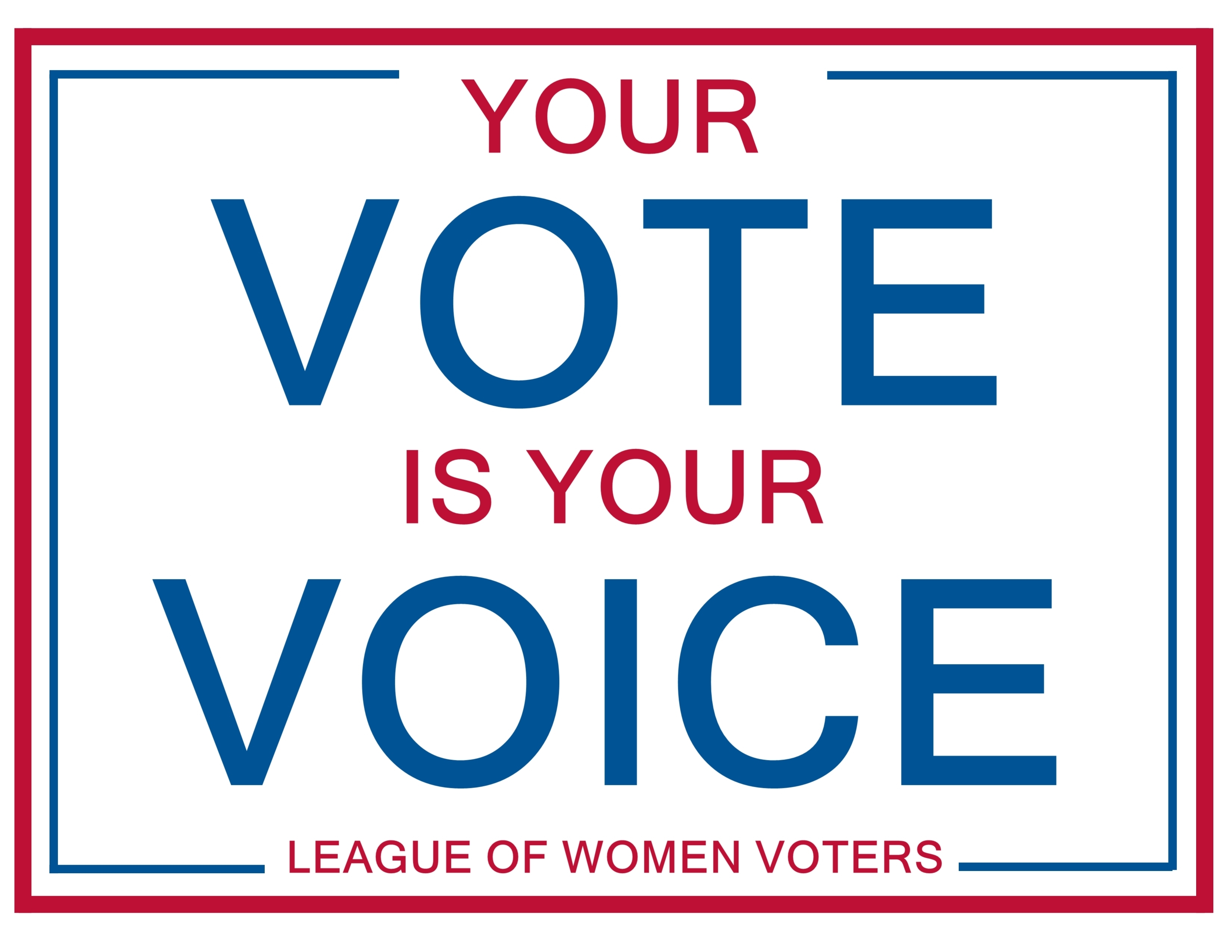 Your Vote is Your Voice