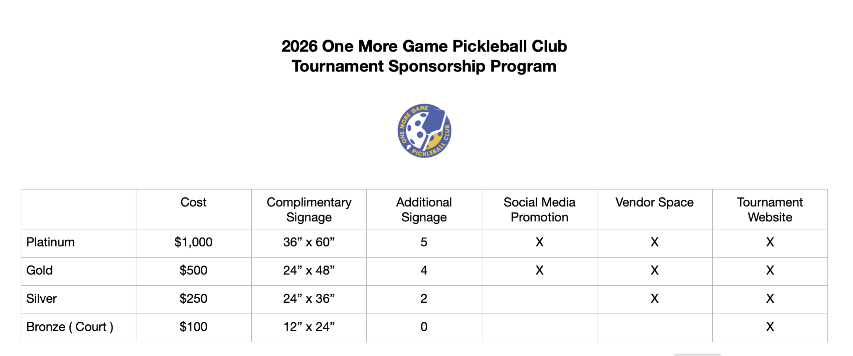 2026 Sponsor Screenshot