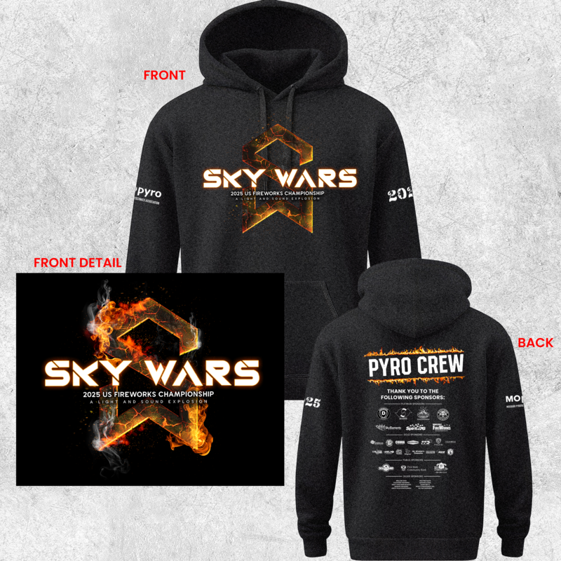 Sky Wars 2025 Dark Heather Hoodie