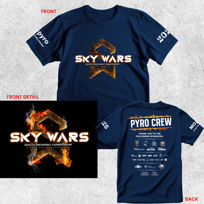 Sky Wars 2025 - Navy T-Shirt
